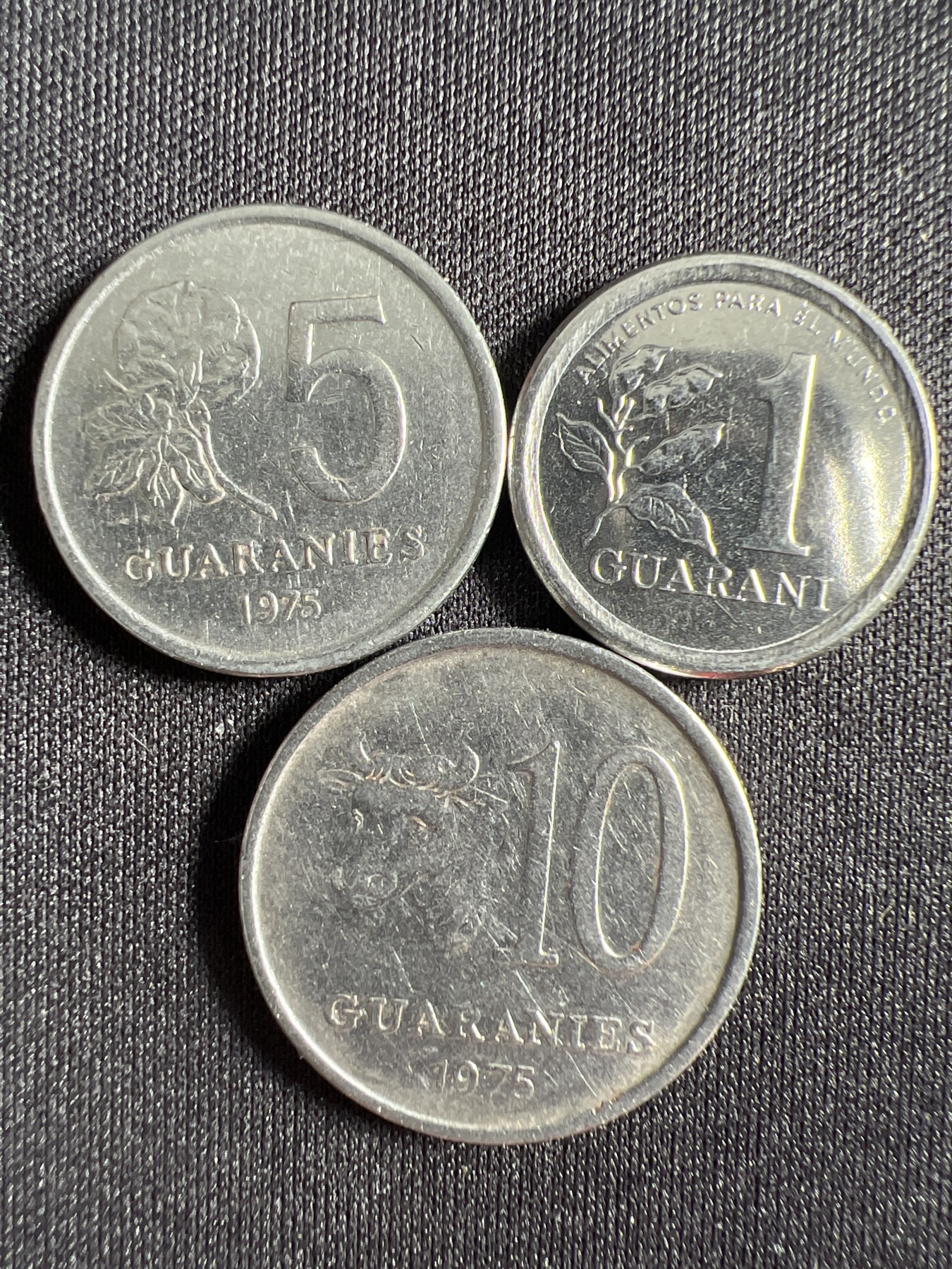 第1期 硬币专场 （无押金，捡漏，全场20包邮，偏远地区除外，接收代拍业务） 巴拉圭三枚