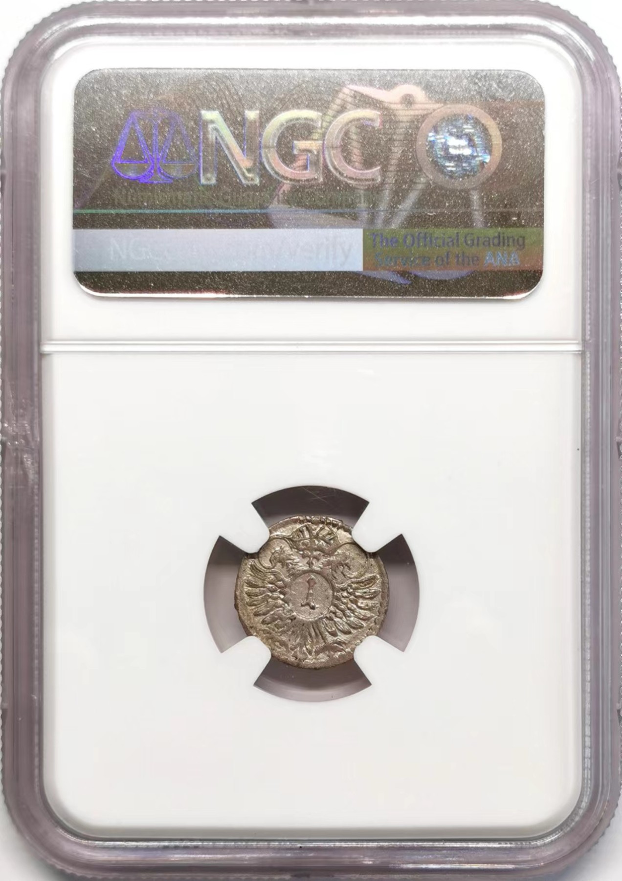 凡希社世界钱币微拍第二百四十八期 1798德国哈尔银芬尼NGC-MS64品相难得！