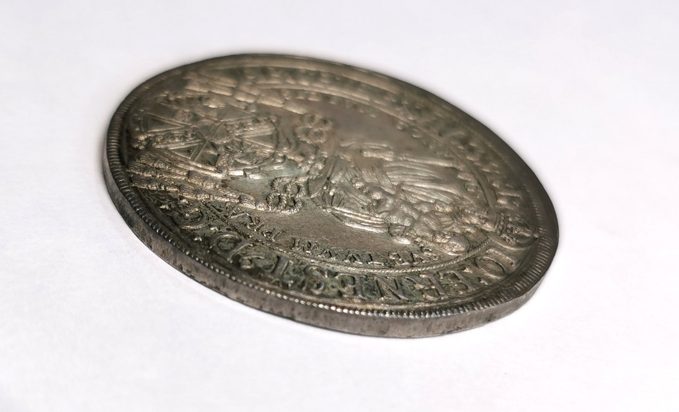 凡希社世界钱币微拍第二百四十八期 1687奥地利萨尔茨堡主教区泰勒大银AU/UNC淡紫金包浆！