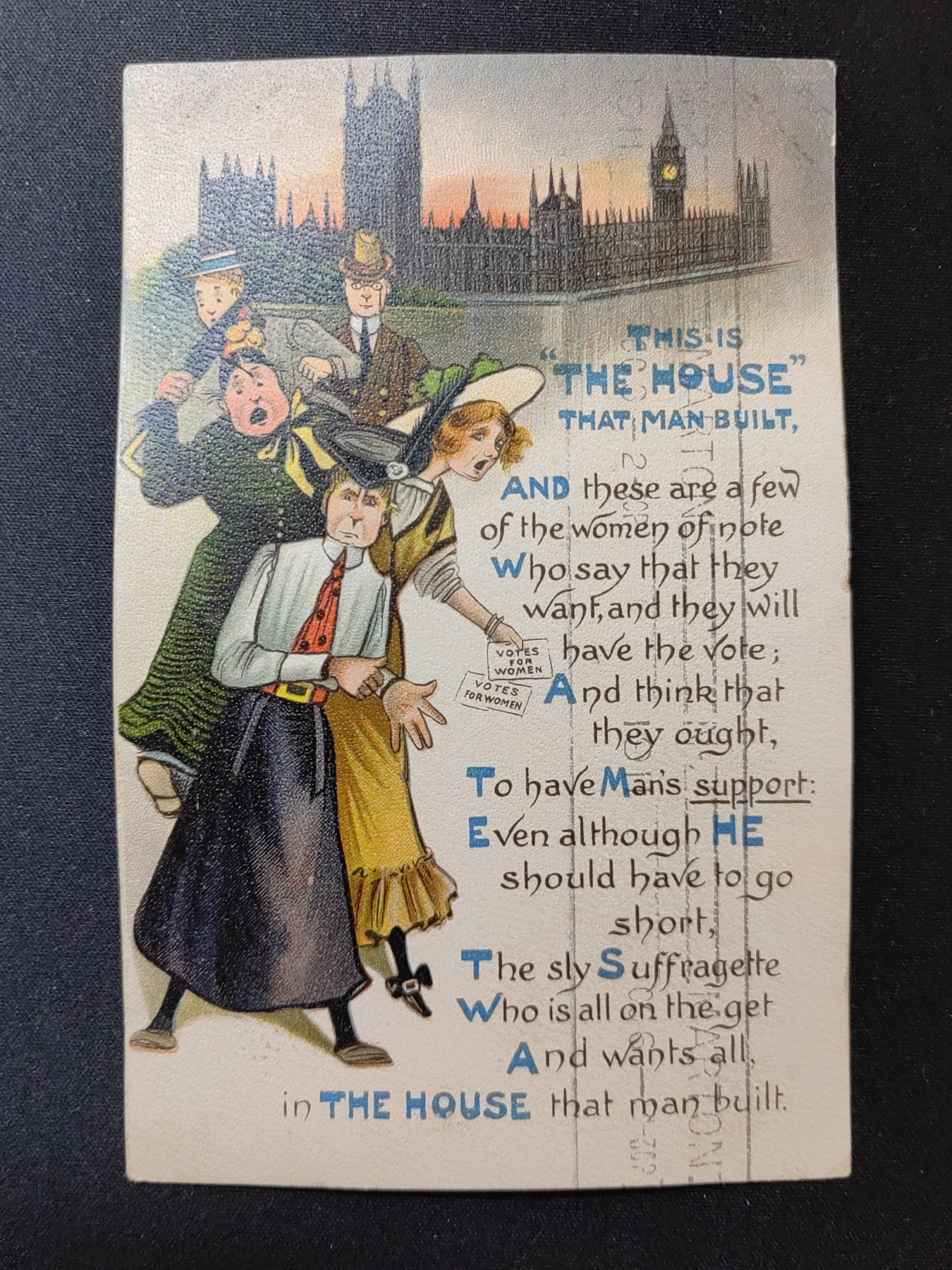 一战时期实寄明信片（精选） 1909年 故事明信片