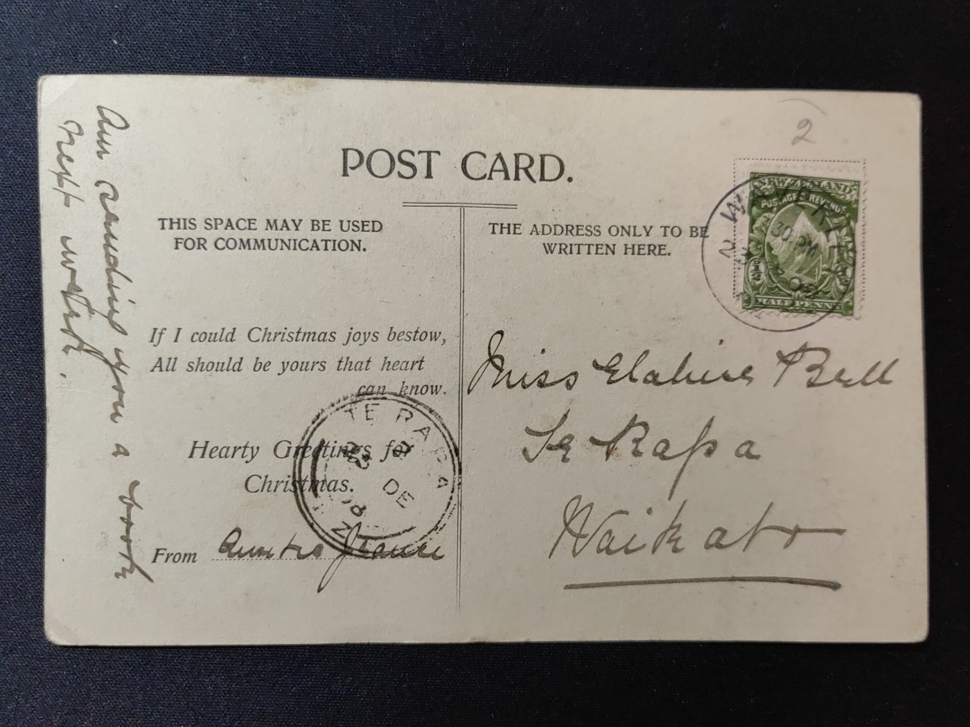 一战时期实寄明信片（精选） 1908年 富裕家庭