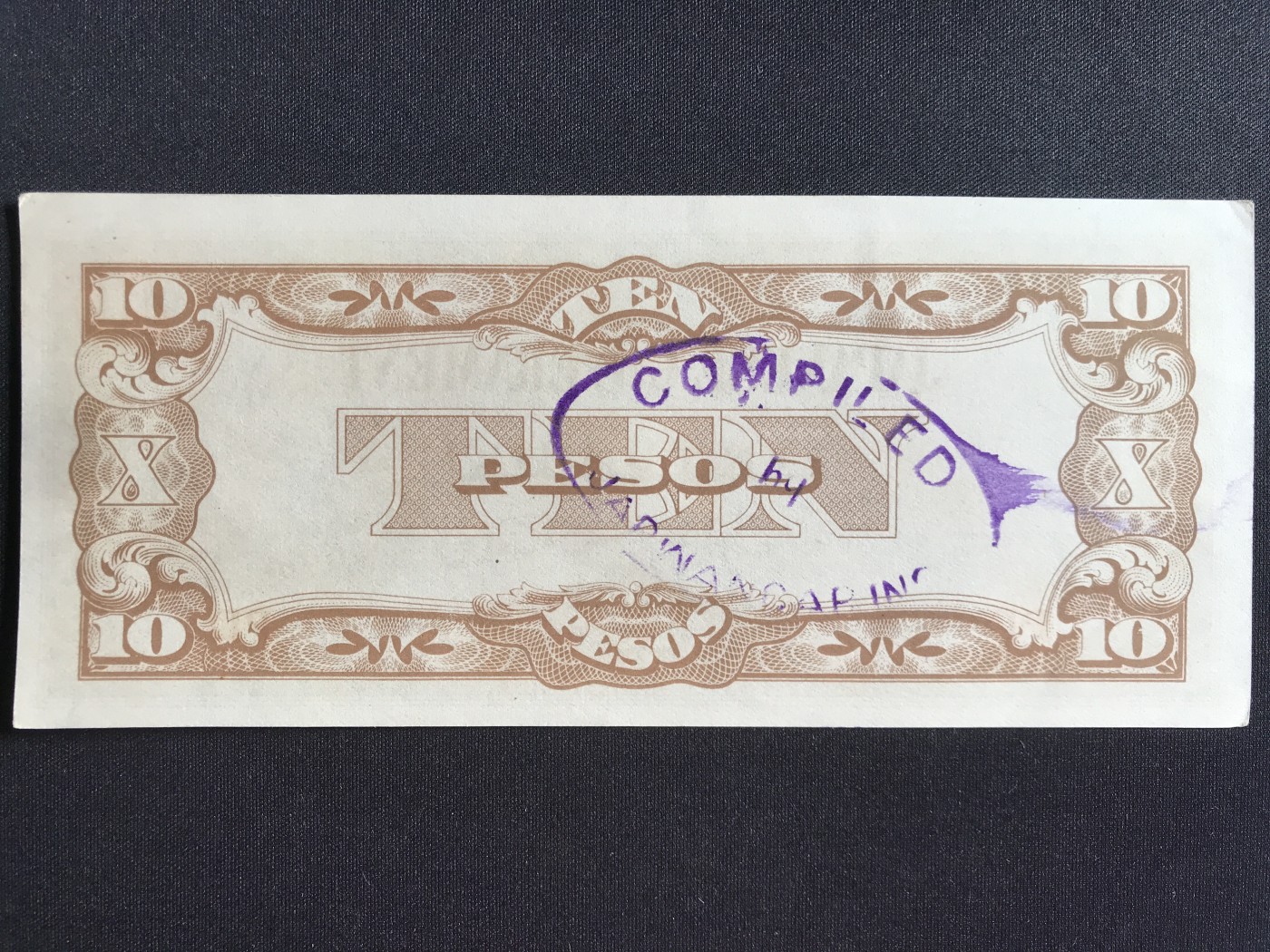 第3期 纸币专场 （无押金，捡漏，全场20包邮，偏远地区除外，接收代拍业务） 日本军票10比索