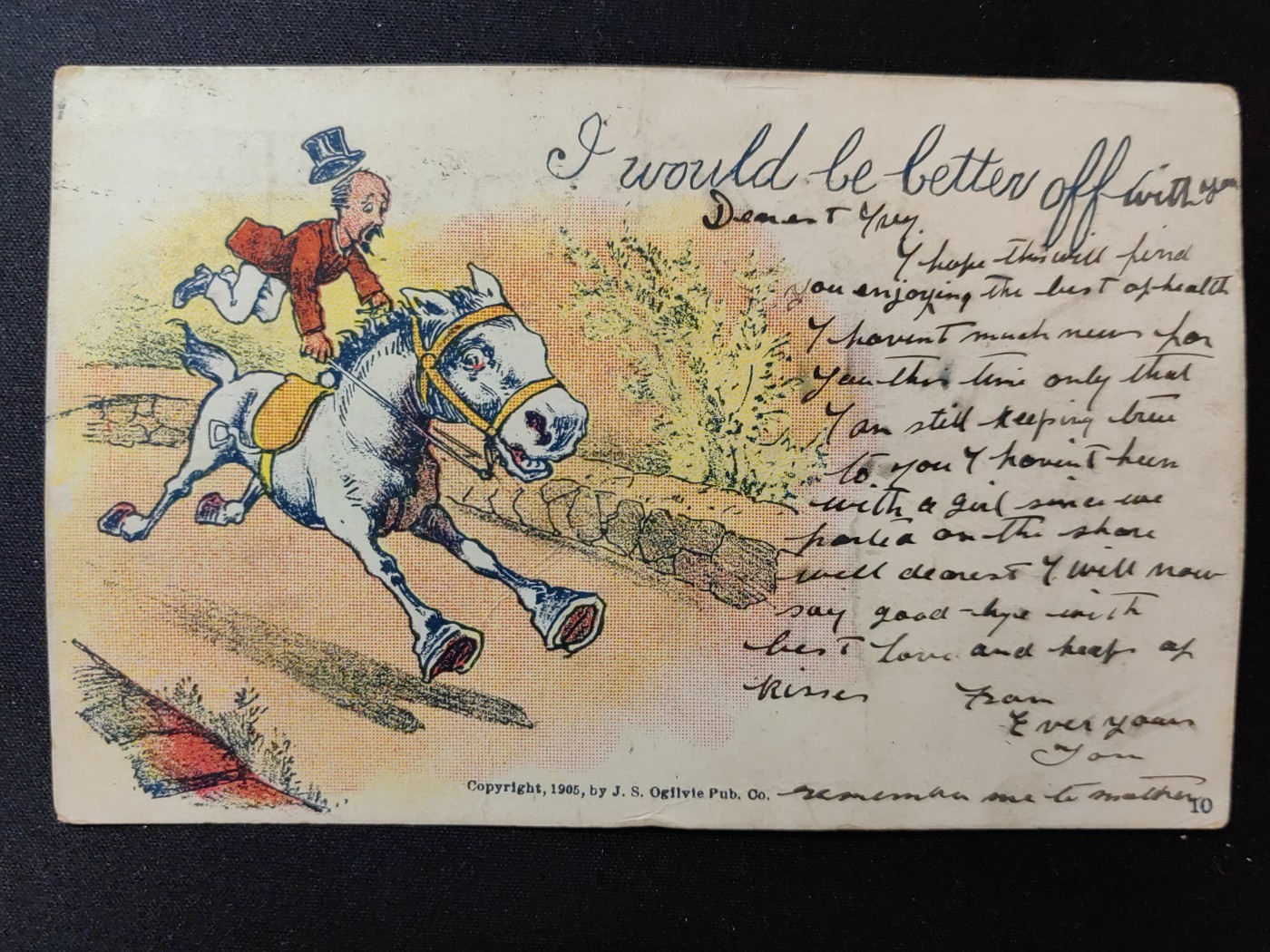 一战时期实寄明信片（精选） 1905年明信片