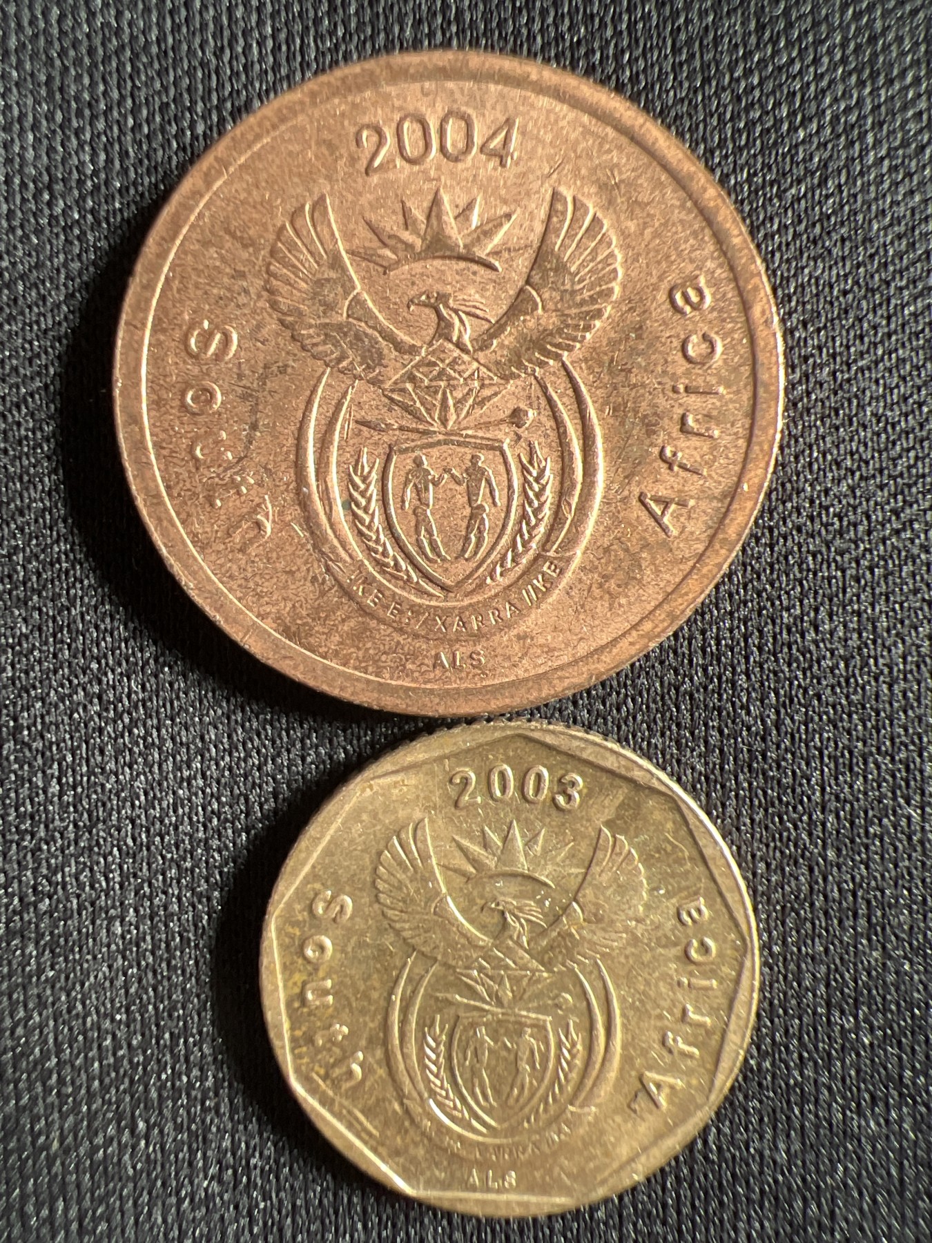 第1期 硬币专场 （无押金，捡漏，全场20包邮，偏远地区除外，接收代拍业务） 南非2枚