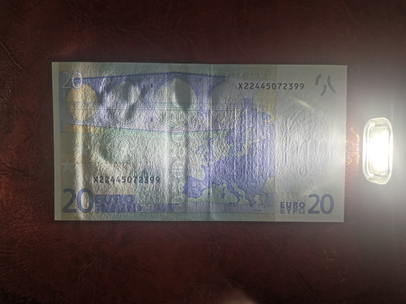 欧盟纸币Euro 2002版 20欧元 二签 全新UNC 