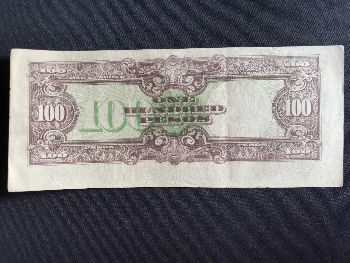 第2期 纸币专场 （无押金，捡漏，全场20包邮，偏远地区除外，接收代拍业务） 日本军票100比索