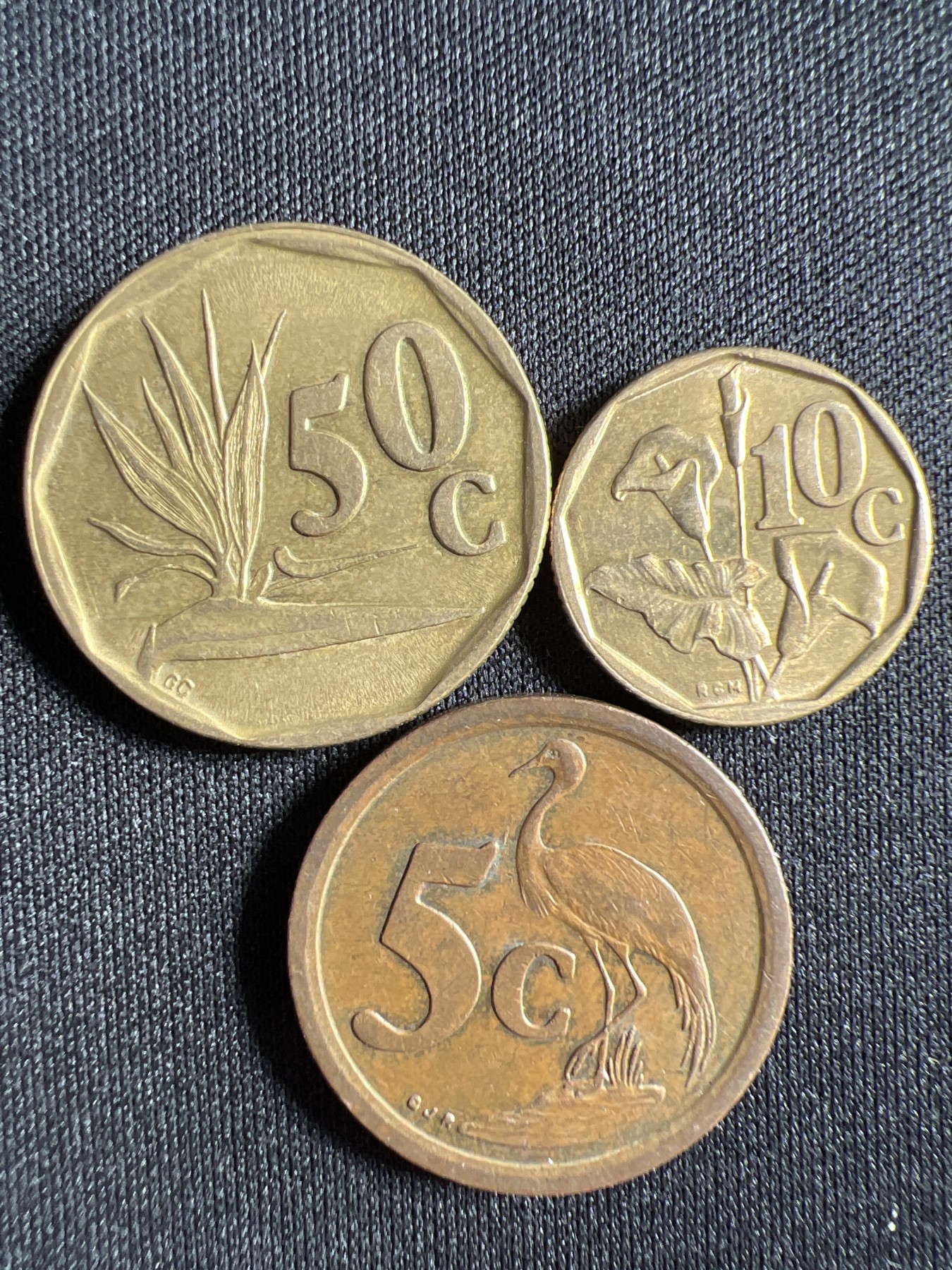 第1期 硬币专场 （无押金，捡漏，全场20包邮，偏远地区除外，接收代拍业务） 南非3枚