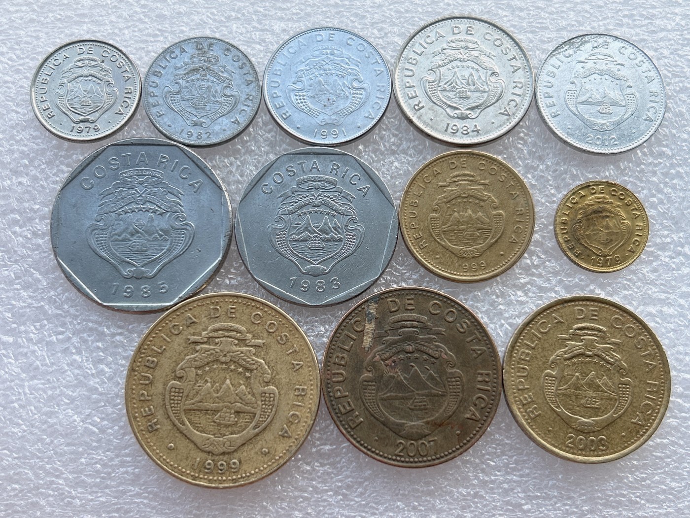 全场一元起拍 世界钱币散币场 第18期 哥斯达黎加