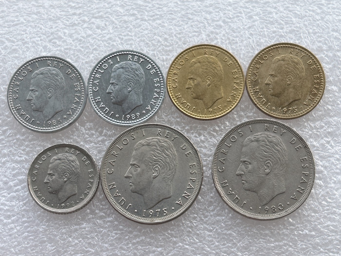 全场一元起拍 世界钱币散币场 第18期 西班牙 胡安·卡洛斯一世