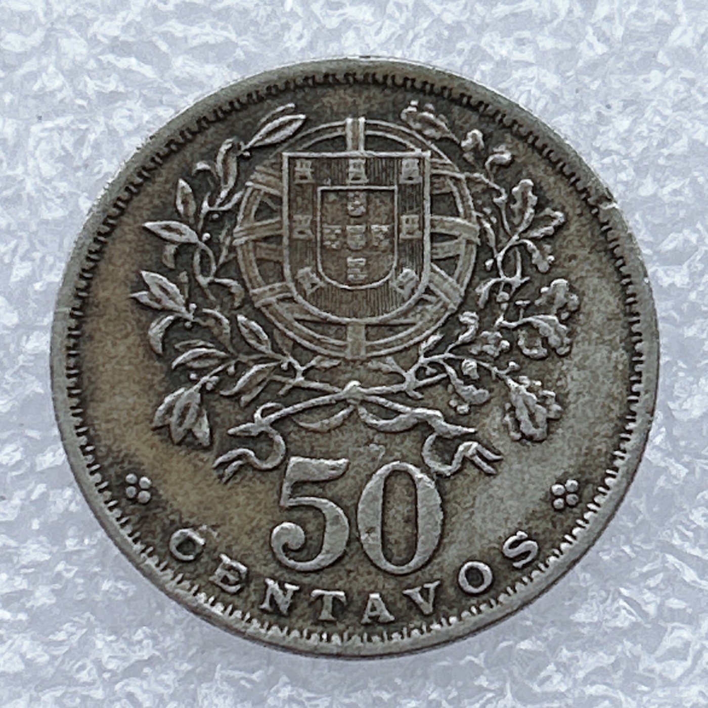 全场一元起拍 世界钱币散币场 第18期 葡萄牙1952年50分 女神版