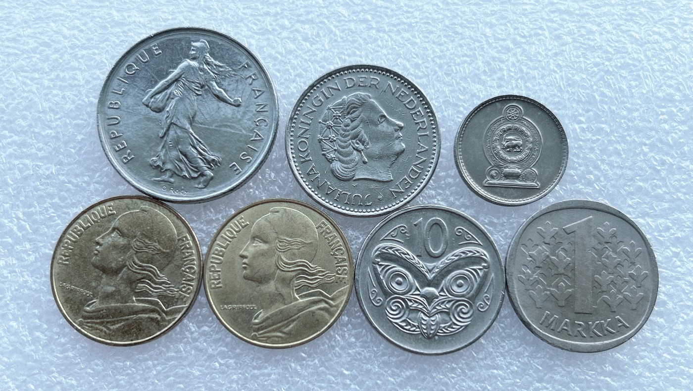 全场一元起拍 世界钱币散币场 第18期 1978年散币