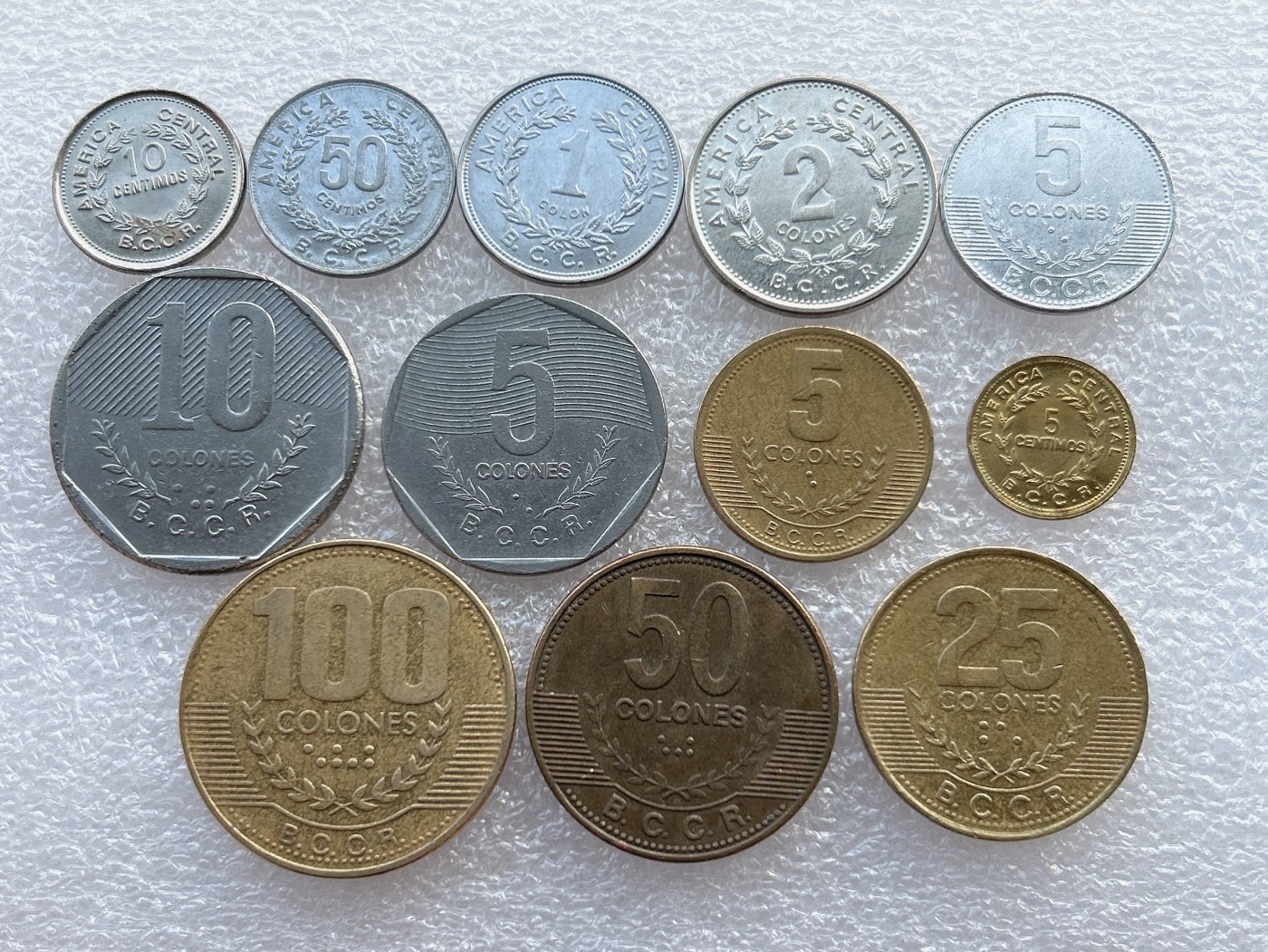 全场一元起拍 世界钱币散币场 第18期 哥斯达黎加