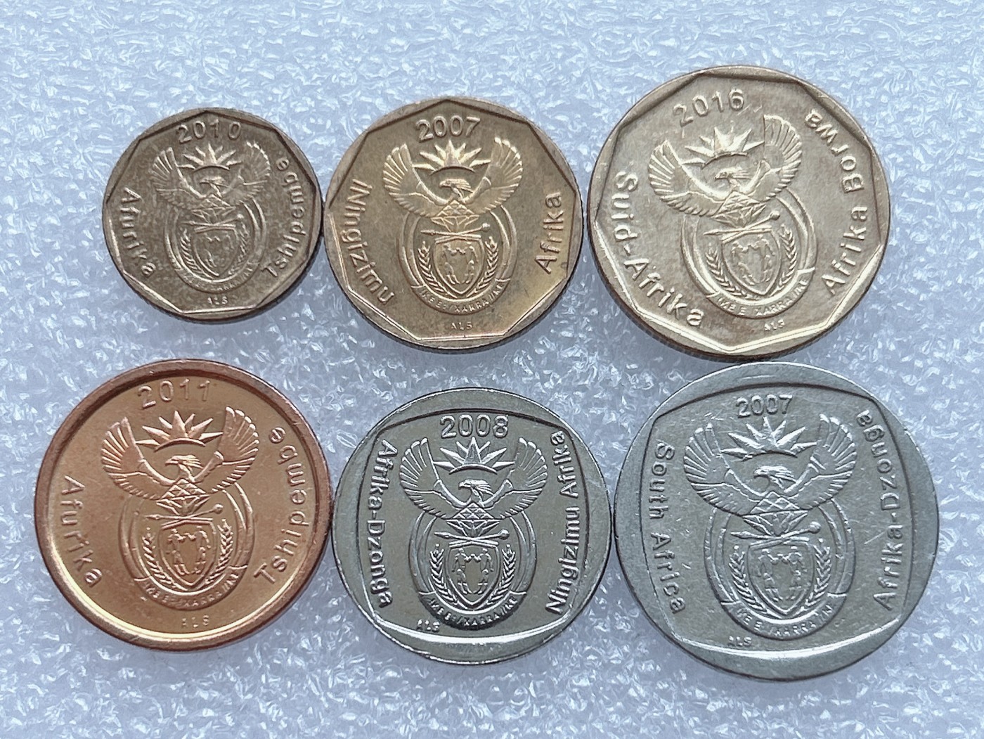 全场一元起拍 世界钱币散币场 第18期 南非动植物版