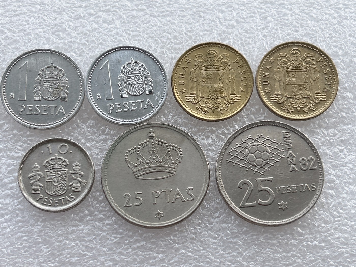 全场一元起拍 世界钱币散币场 第18期 西班牙 胡安·卡洛斯一世