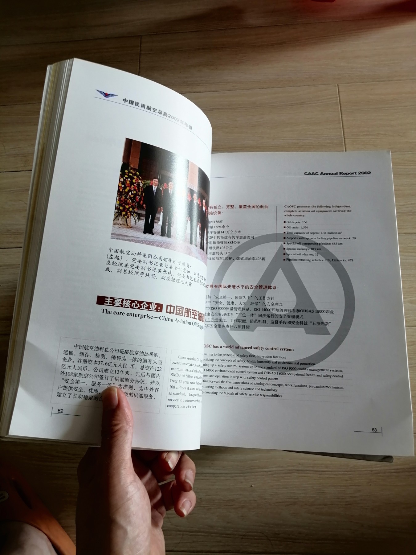 二〇〇二年年报（中国民用航空总局）