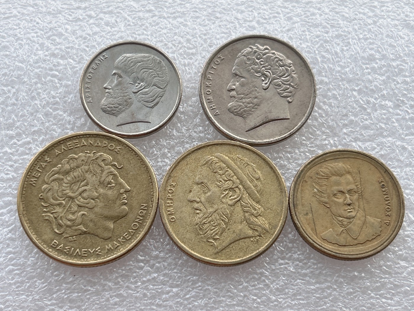 全场一元起拍 世界钱币散币场 第18期 希腊 英雄人物版