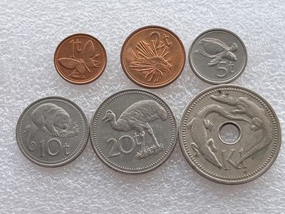 全场一元起拍 世界钱币散币场 第18期 - 巴布亚新几内亚