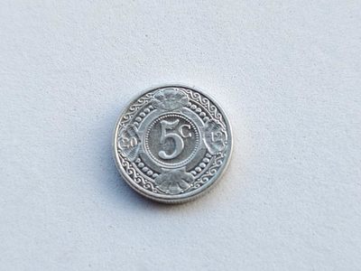 【币不可少】布加迪🐬~世界钱币拍卖/第18 期 - 荷属安的列斯 5c