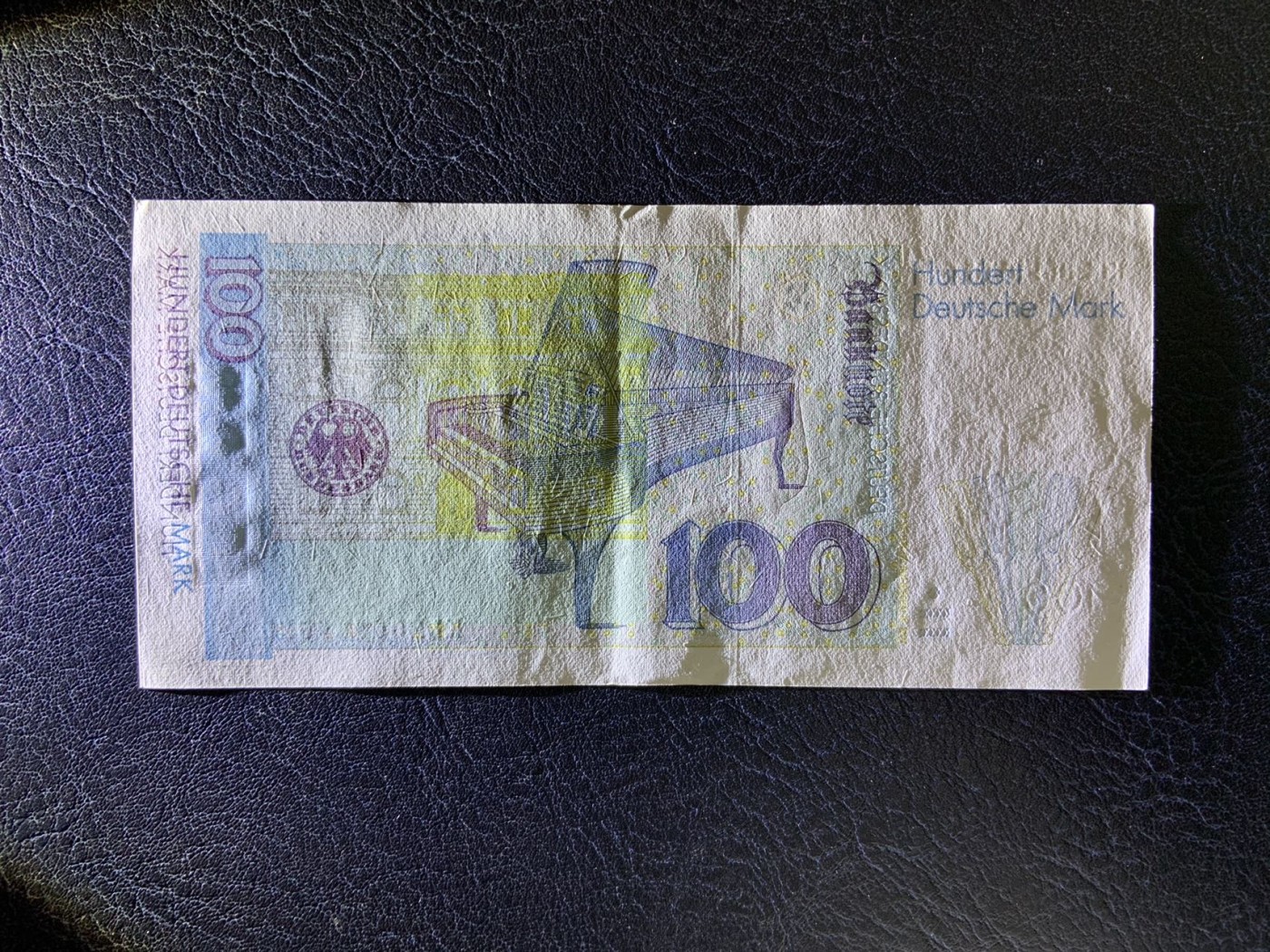 收藏联盟Quantum Auction 第283期拍卖  德国联邦1996年100马克 品相AU- 钢琴家 克拉拉.舒曼
