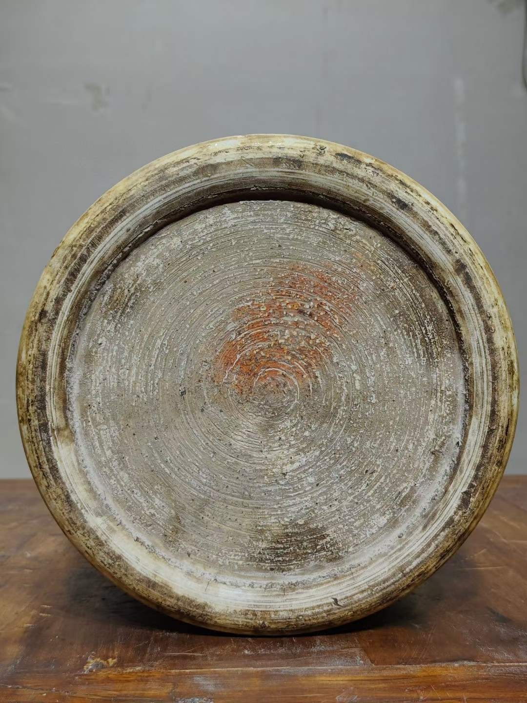 美品·款识“大明嘉靖年制”精工细作满工青花五彩龙纹四系螭龙攀壁