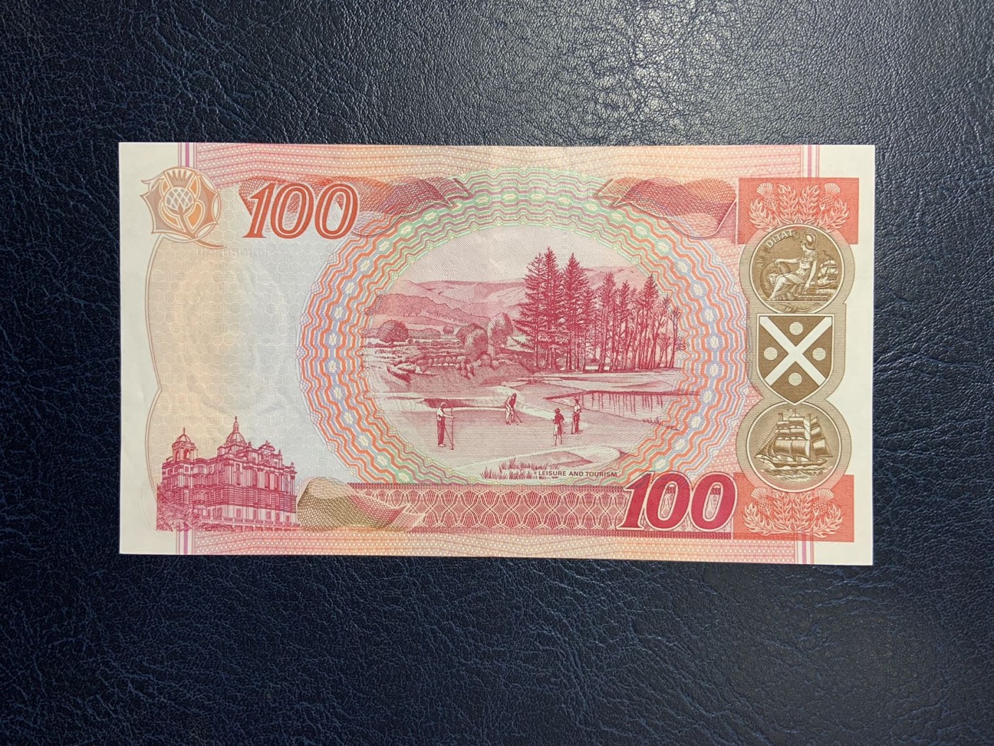 收藏联盟Quantum Auction 第283期拍卖  苏格兰银行2003年100镑社会服务300周年纪念 品相如图 