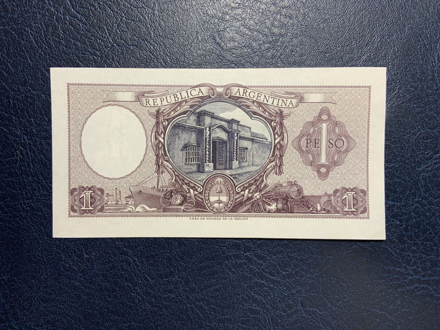 收藏联盟Quantum Auction 第283期拍卖  阿根廷1962年1比索 品相UNC 边角有瑕疵