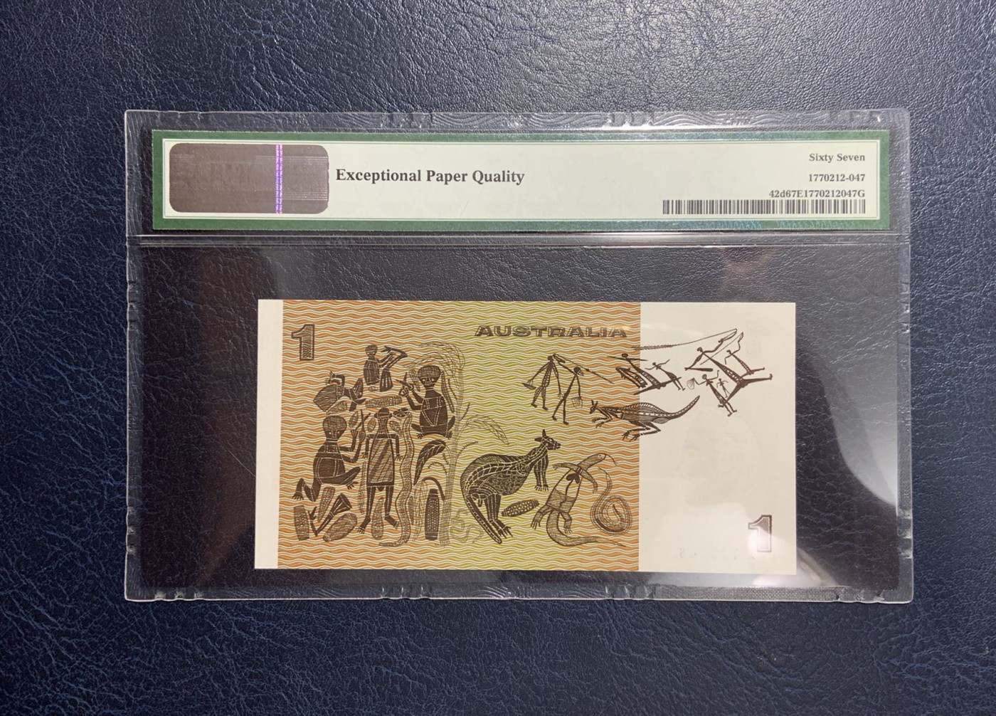 收藏联盟Quantum Auction 第283期拍卖  澳大利亚1983年1元 PMG67 