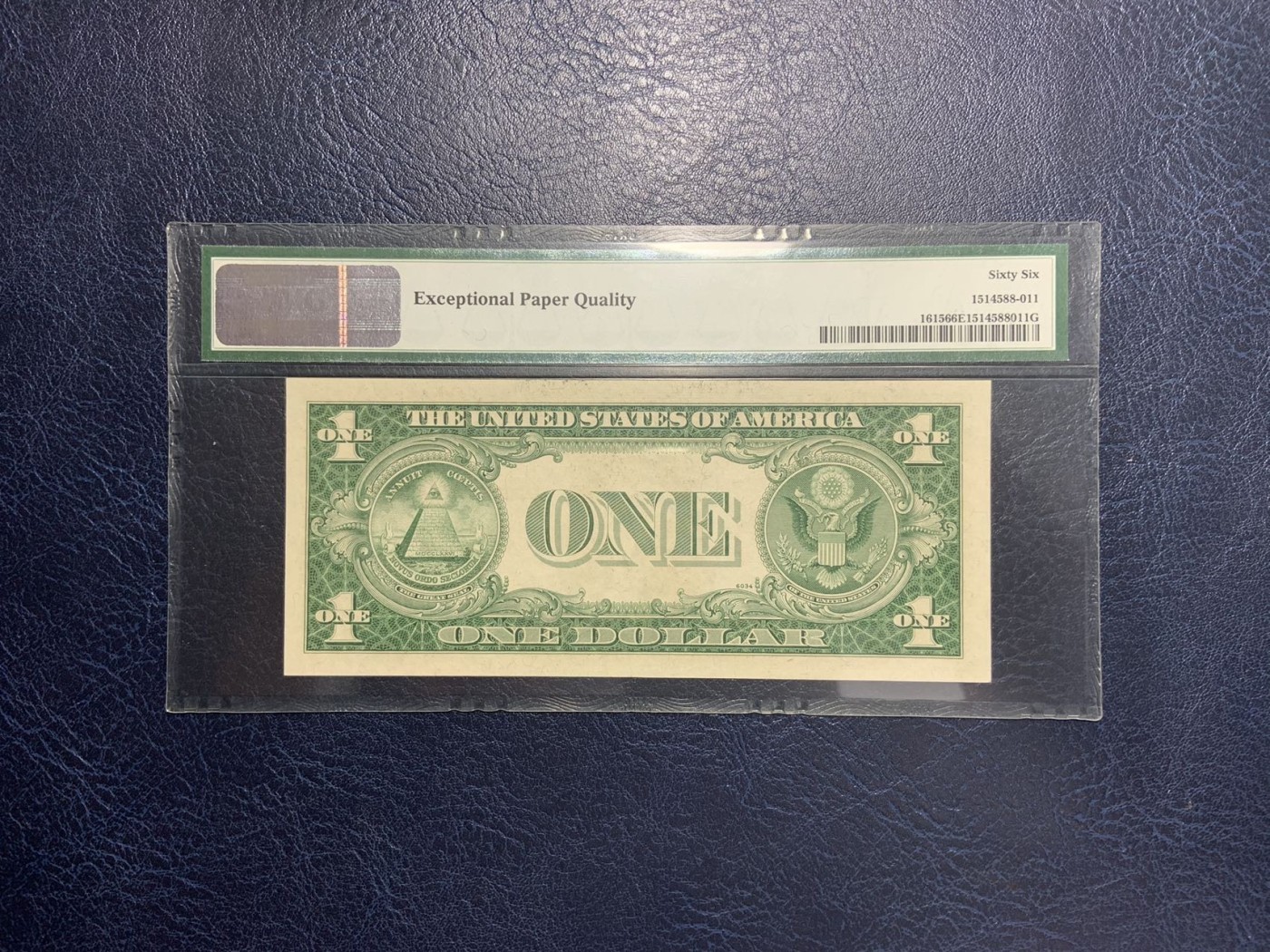 收藏联盟Quantum Auction 第283期拍卖  美国1935年1美元银币券 PMG66