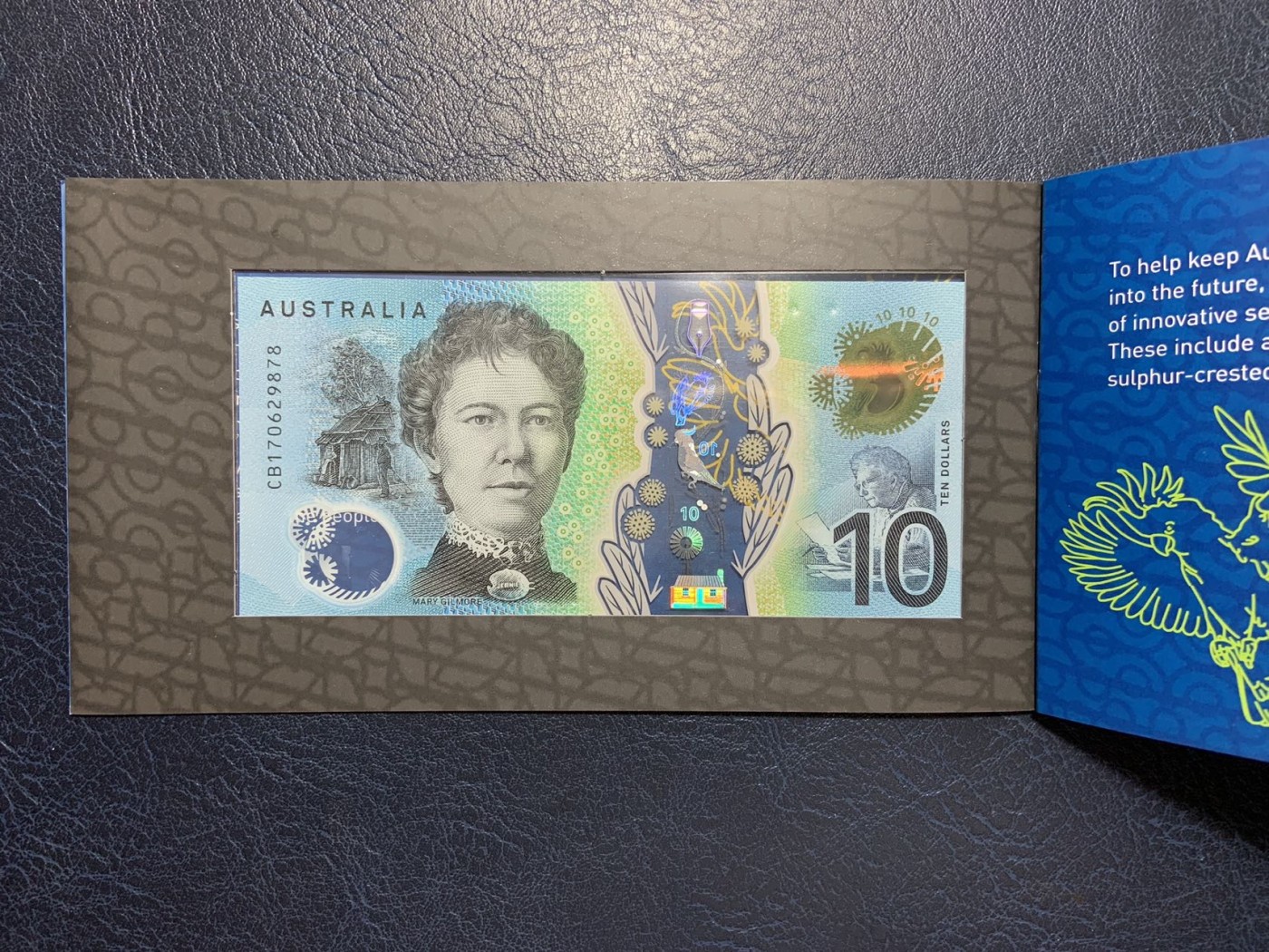 收藏联盟Quantum Auction 第283期拍卖  澳大利亚2017年新一版10元纪念册 品相全新UNC