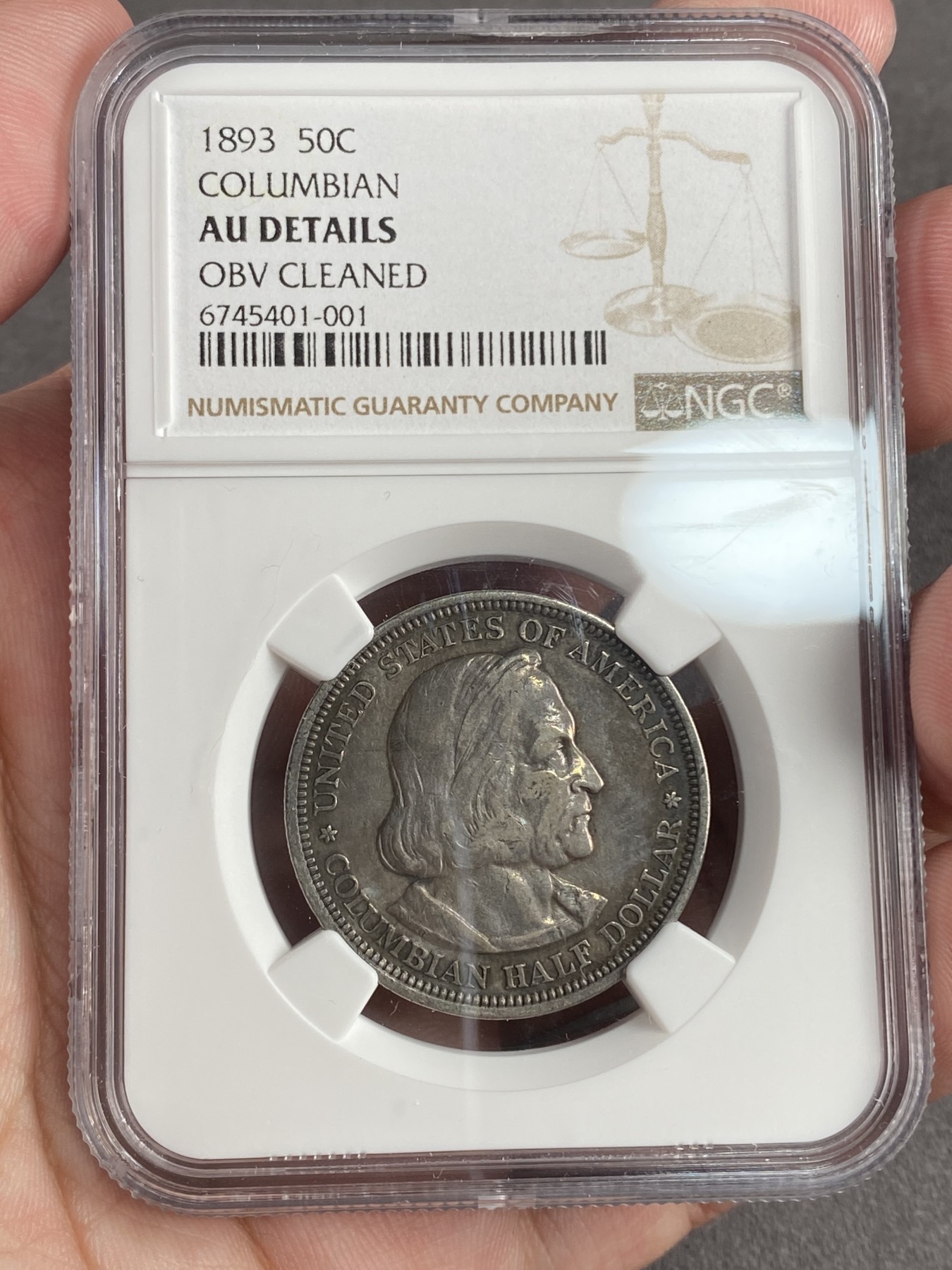万国钱币拍卖第014期（奢华币宴第一季） NGC AUD 美国1893哥伦布半美元