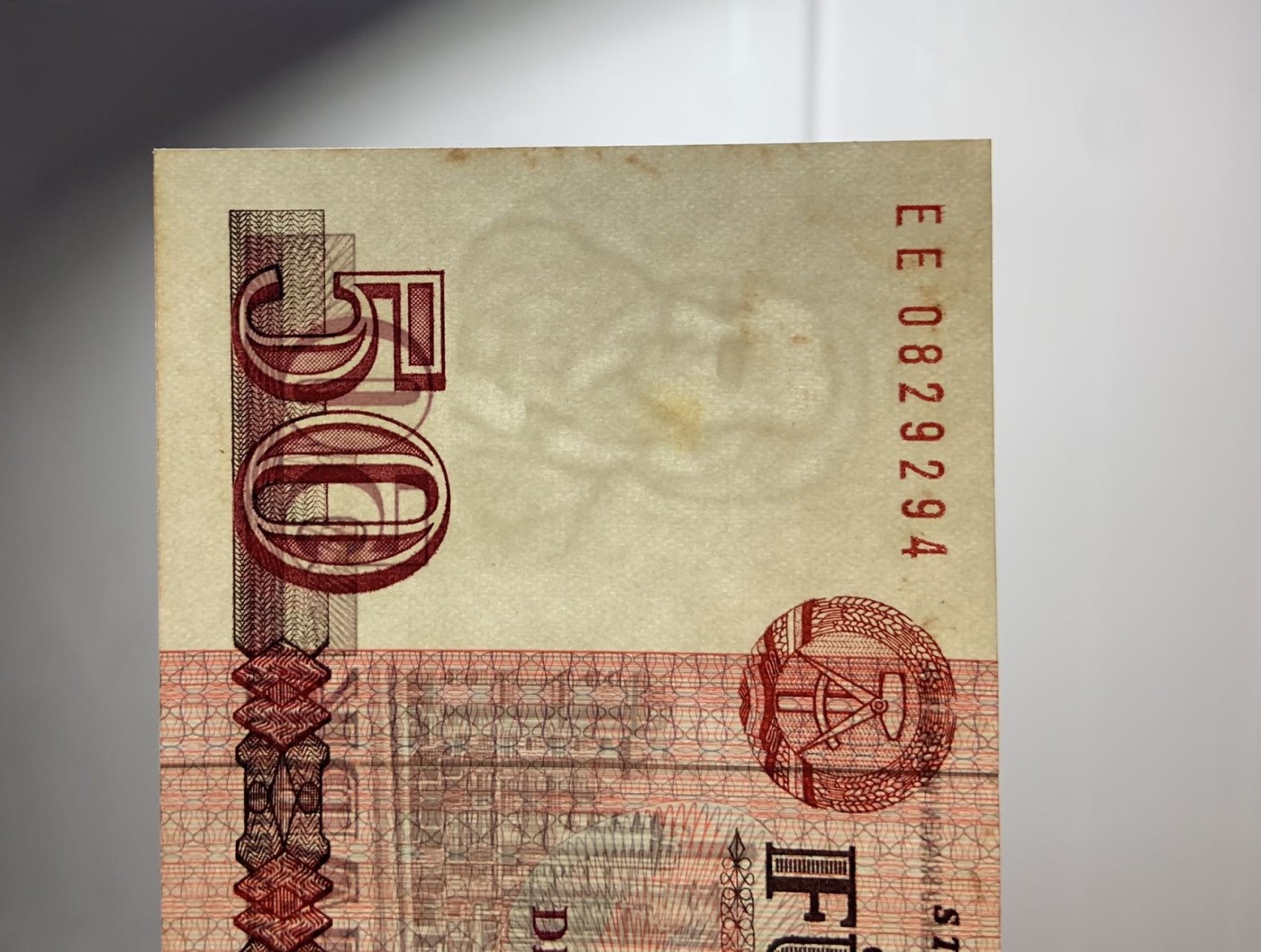 收藏联盟Quantum Auction 第283期拍卖  德国民主国家1971年50马克 品相UNC-