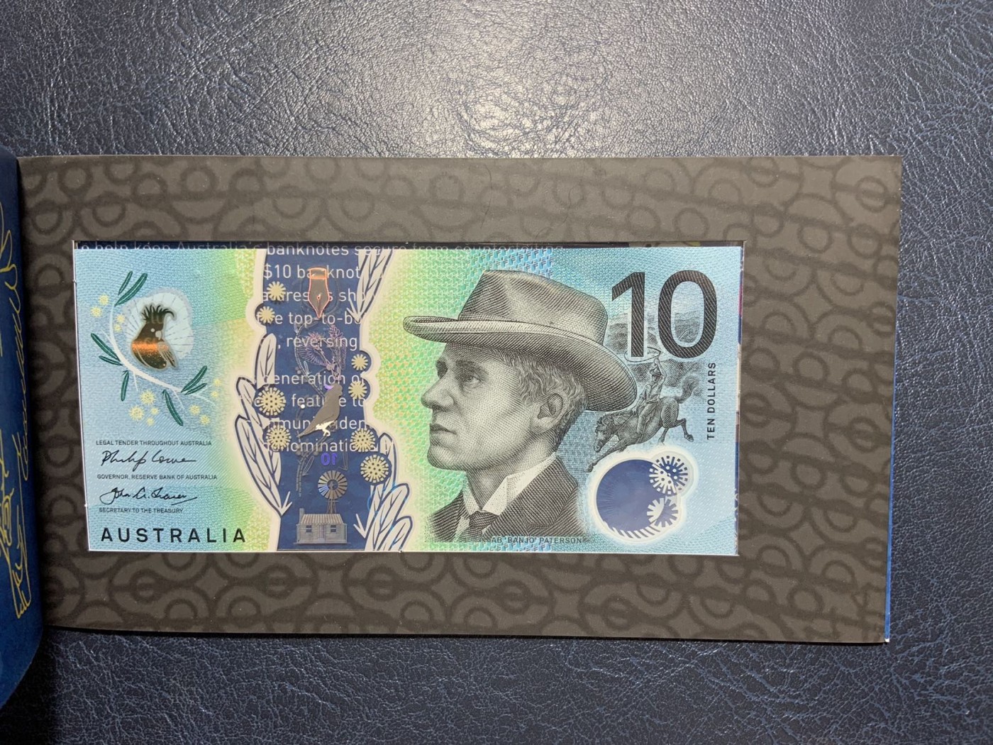 收藏联盟Quantum Auction 第283期拍卖  澳大利亚2017年新一版10元纪念册 品相全新UNC