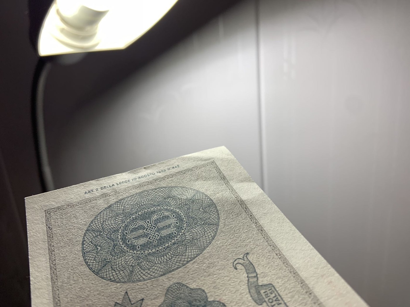 收藏联盟Quantum Auction 第283期拍卖  意大利1948年1000里拉 品相AU 取材波提切利名画