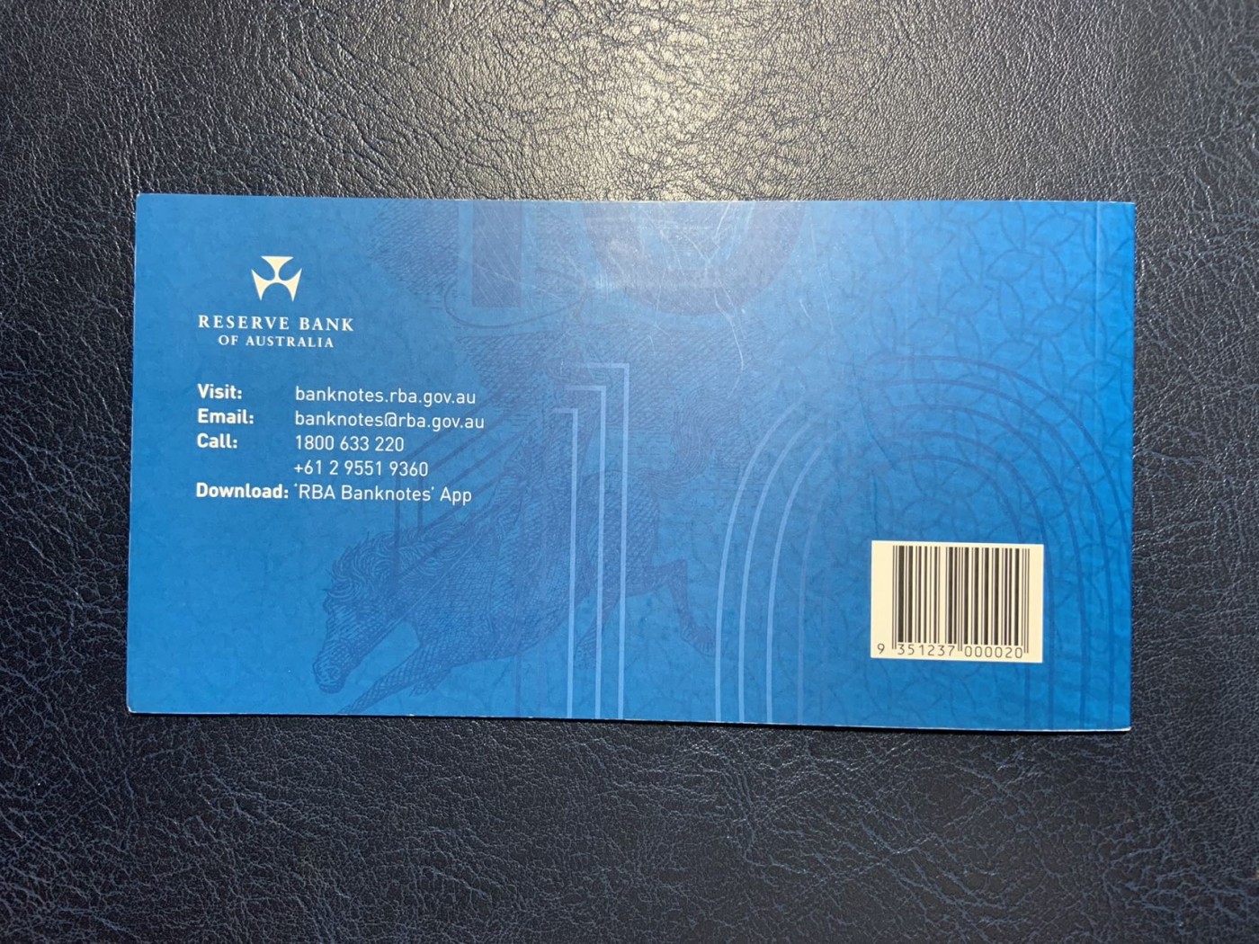 收藏联盟Quantum Auction 第283期拍卖  澳大利亚2017年新一版10元纪念册 品相全新UNC