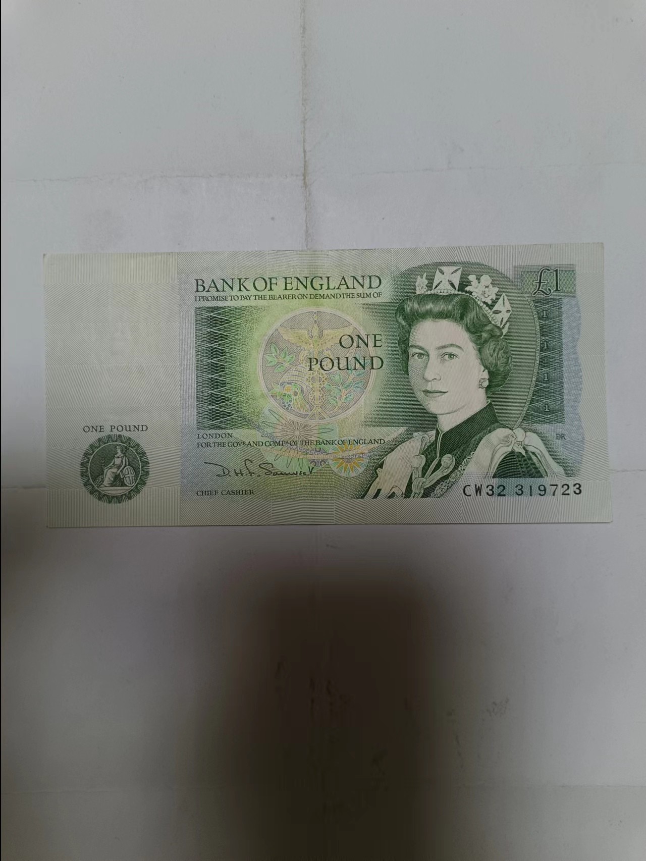 【20230823】非全新纸币第六十场 英国D序列1镑