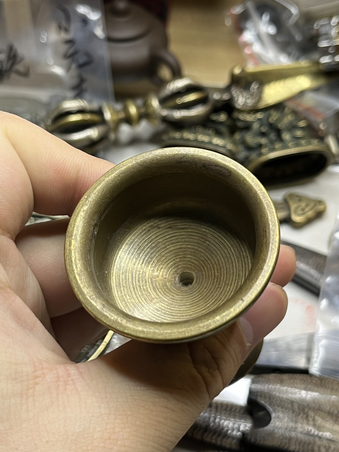 藏传文玩合集 藏传——酥油灯