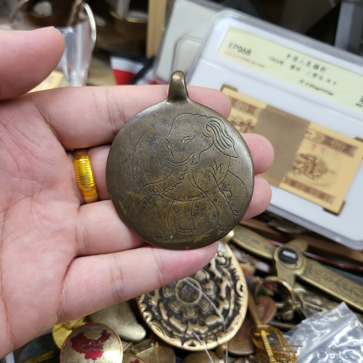 藏传文玩合集 藏传九宫牌 备吉🐘