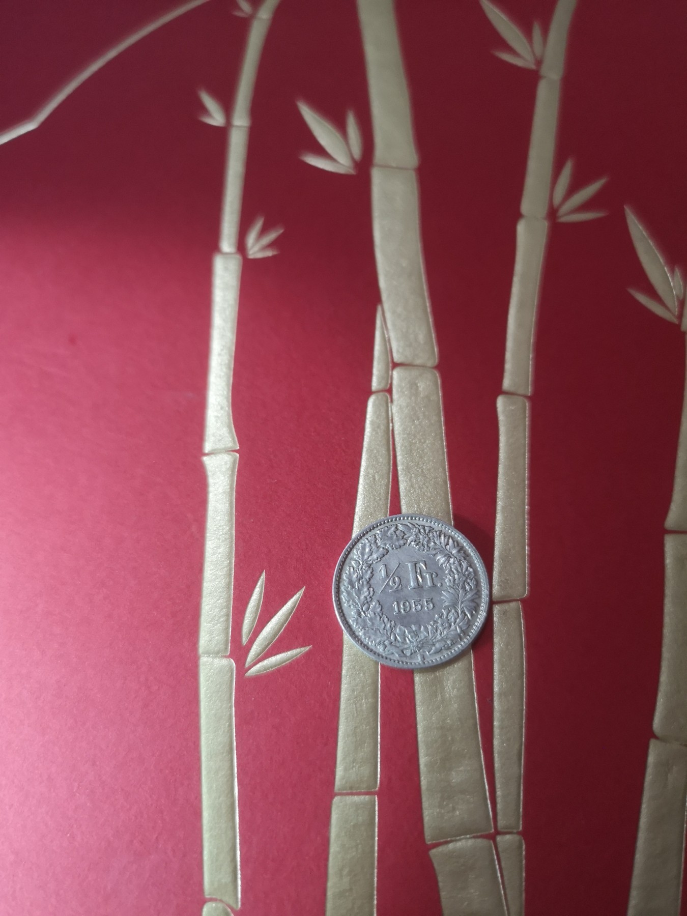 长老汇第36场老银币杂货拍卖 1955瑞士1/2法郎银币