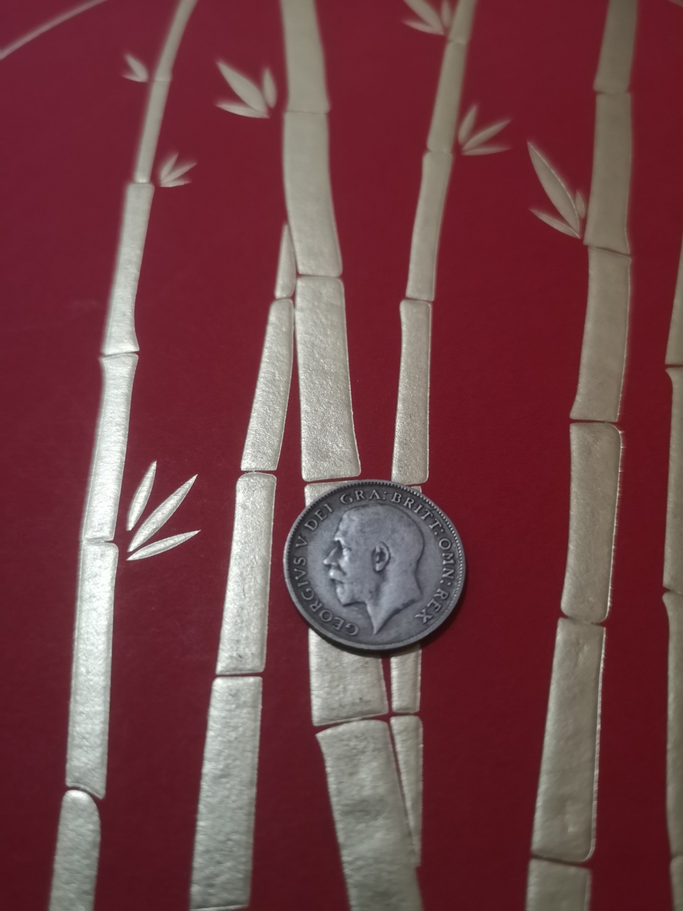 长老汇第36场老银币杂货拍卖 1922英国乔治五世6便士银币（2）