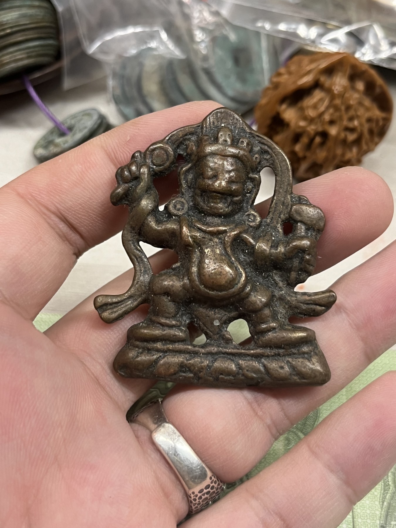 藏传文玩合集 藏传——天铁托甲金刚手