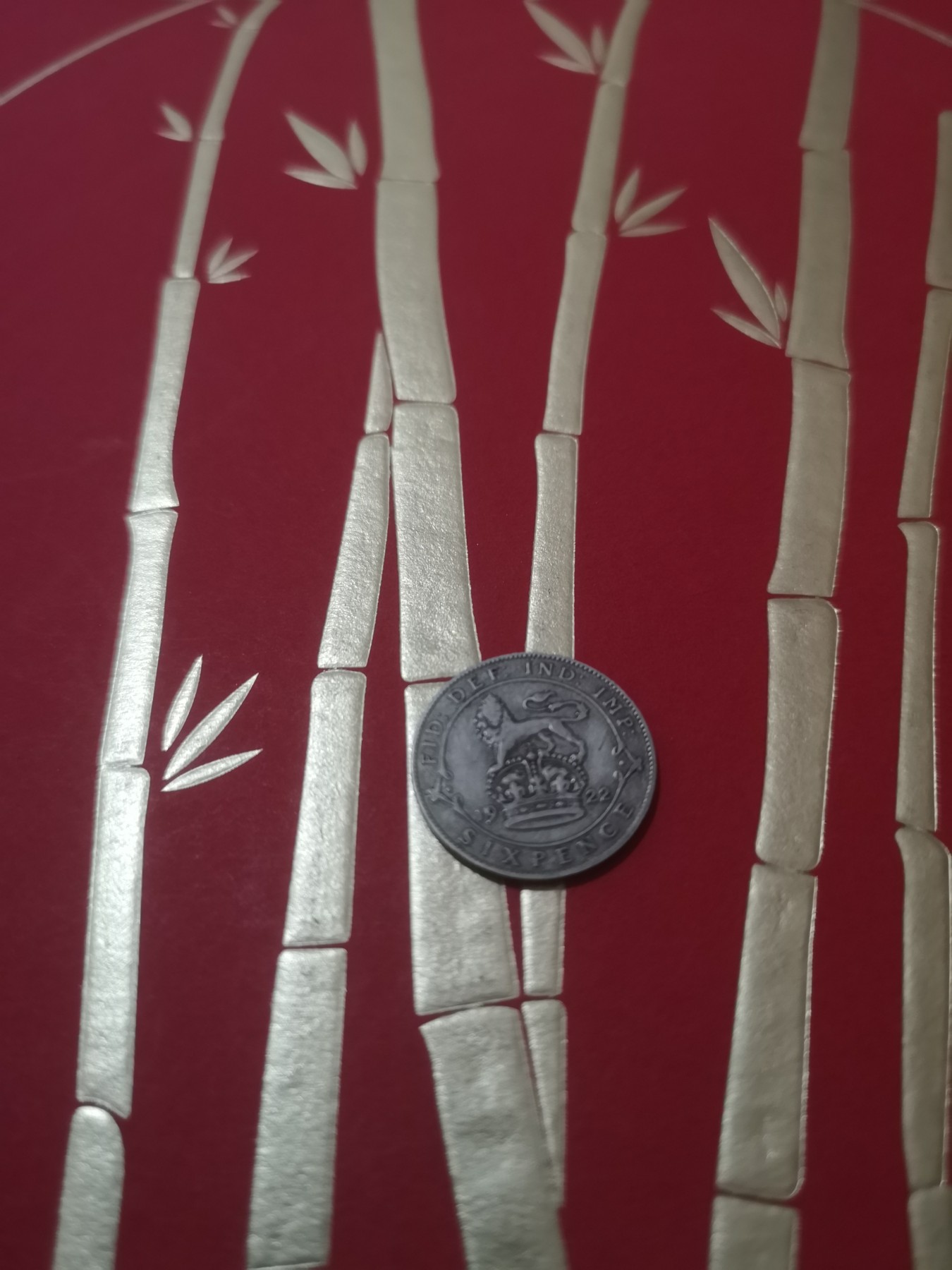 长老汇第36场老银币杂货拍卖 1922英国乔治五世6便士银币（2）