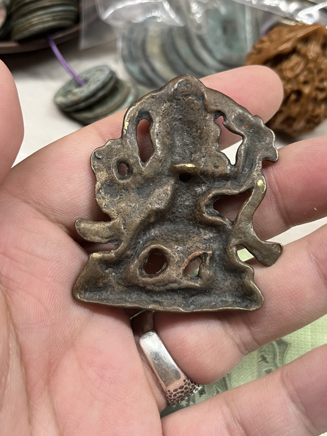 藏传文玩合集 藏传——天铁托甲金刚手