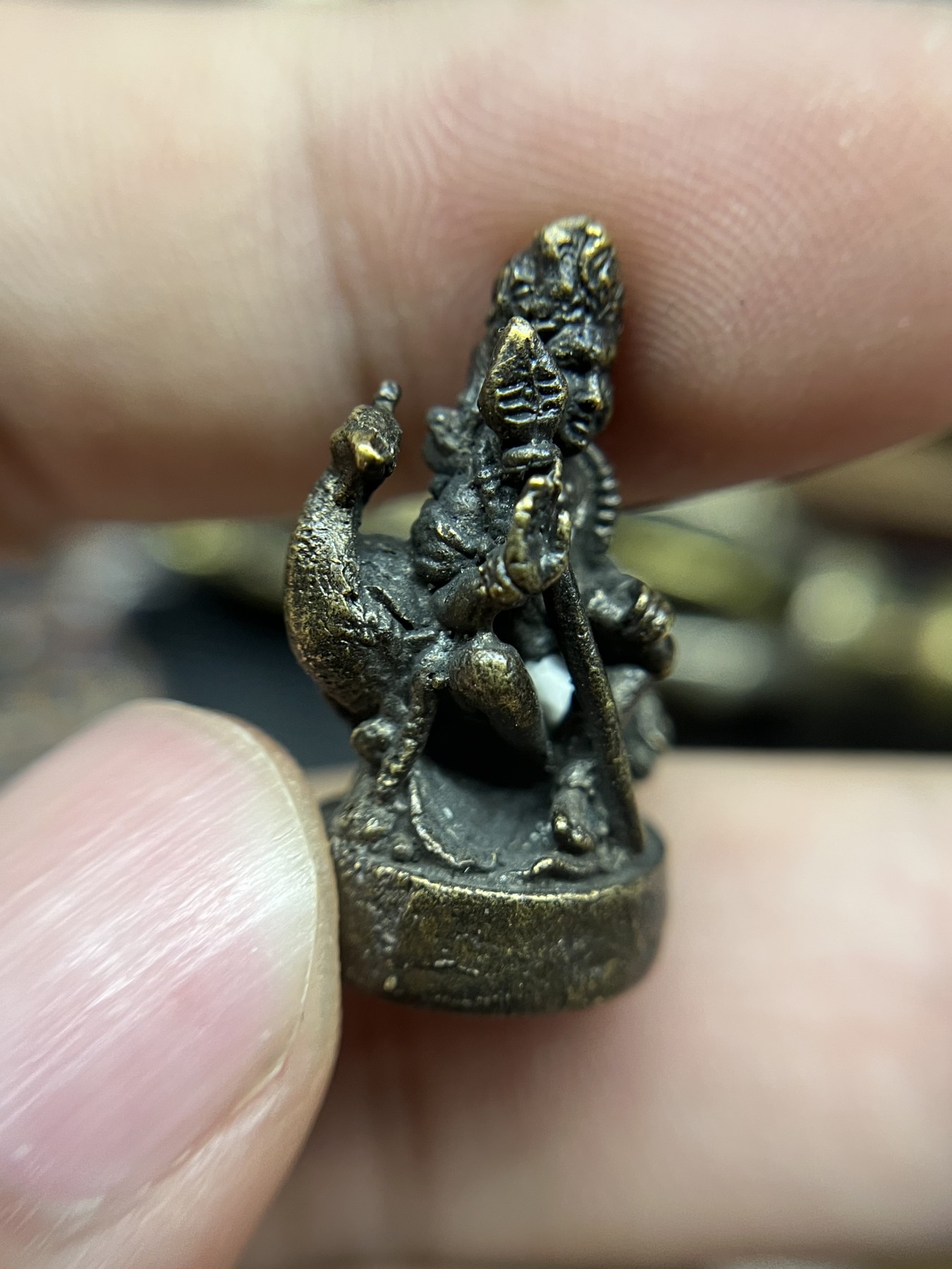 藏传文玩合集 藏传——装藏好的指尖佛