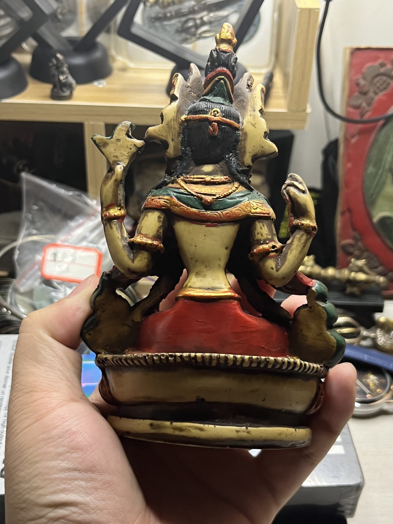 藏传文玩合集 尼泊尔四臂观音