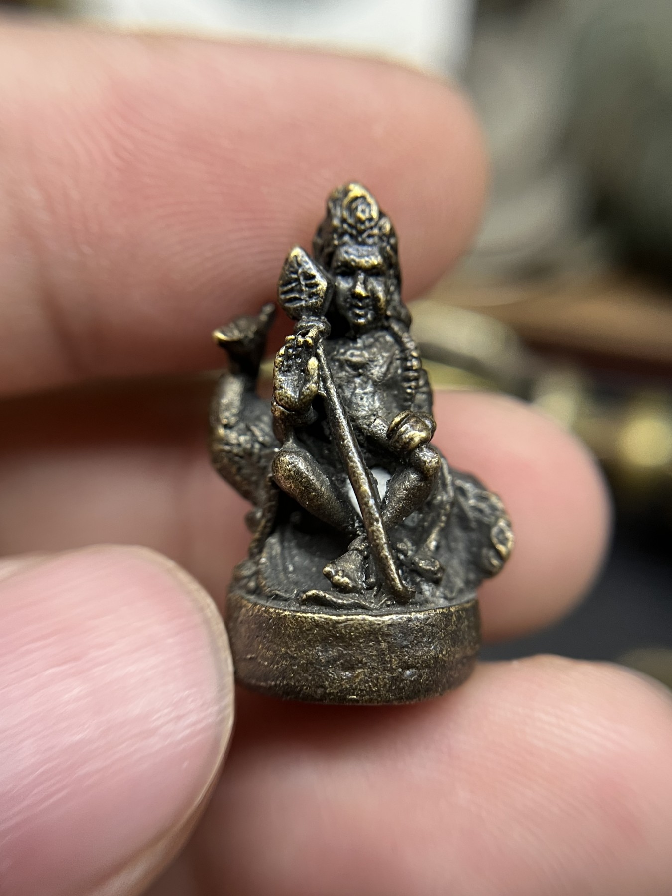 藏传文玩合集 藏传——装藏好的指尖佛