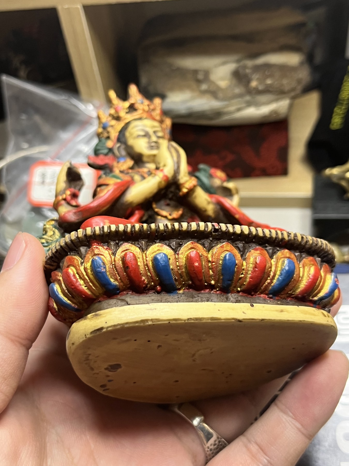 藏传文玩合集 尼泊尔四臂观音