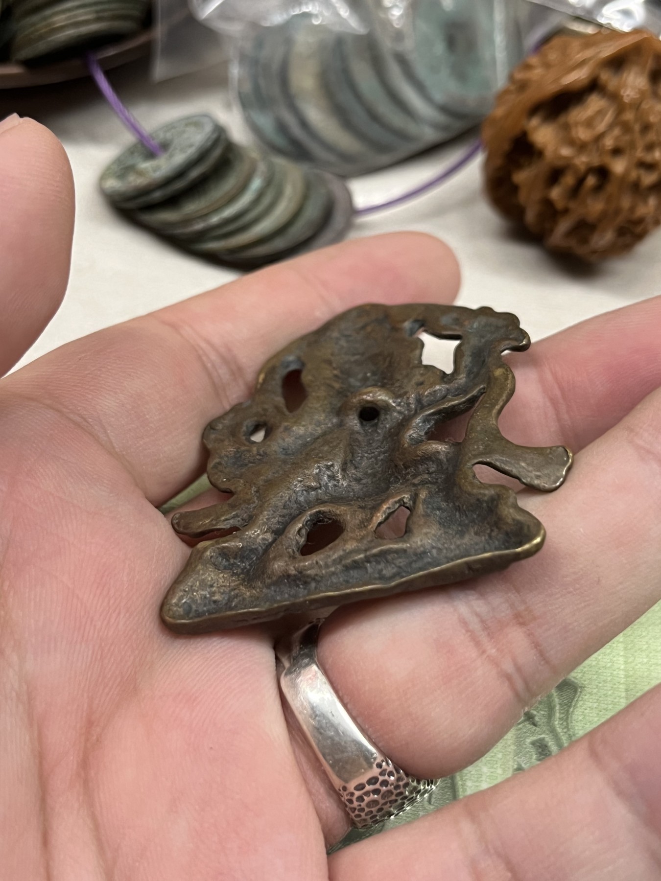 藏传文玩合集 藏传——天铁托甲金刚手