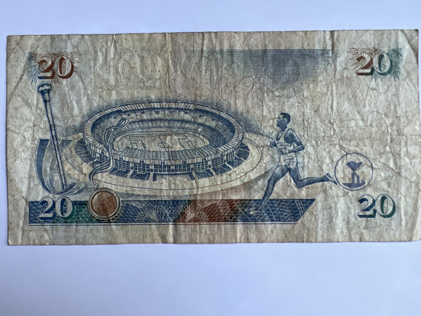 第392期 纸币专场 （无押金，捡漏，全场20包邮，偏远地区除外，接收代拍业务） 肯尼亚20先令