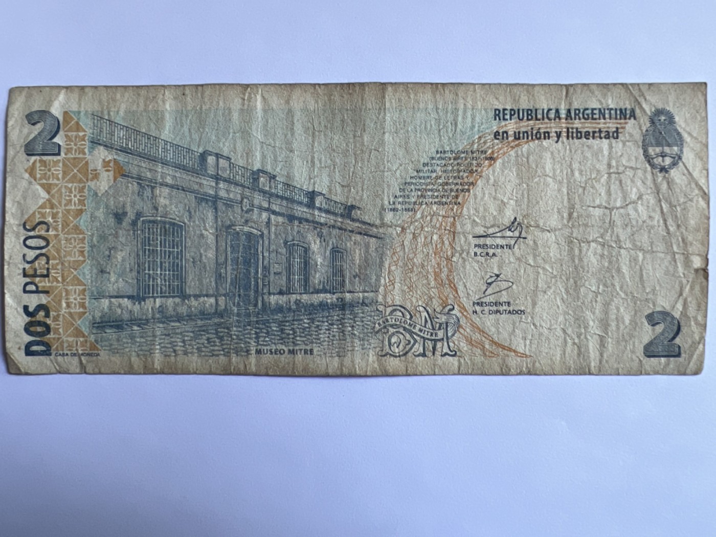 第387期 纸币专场 （无押金，捡漏，全场20包邮，偏远地区除外，接收代拍业务） 阿根廷2比索