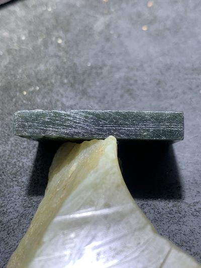 天然新疆和田青玉雕通灵宝玉福字牌子一块 天然新疆和田青玉雕通灵宝玉福字牌子一块